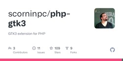 GitHub - scorninpc/php-gtk3: GTK3  extension for PHP