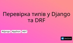 Перевірка типів у Django та DRF