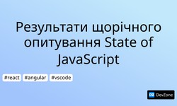 Результати щорічного опитування State of JavaScript