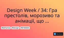 Design Week / 34: Гра престолів, морозиво та анімації, що вас потішать