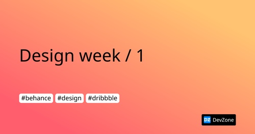 Design week / 1