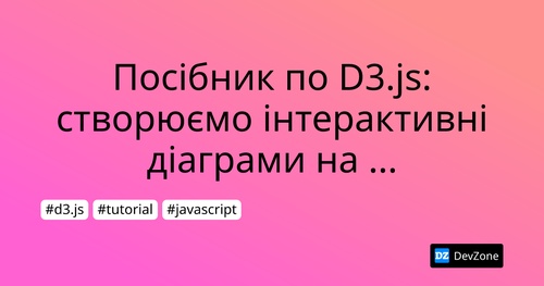 Посібник по D3.js: створюємо інтерактивні діаграми на JavaScript
